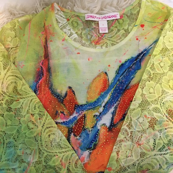 Leoma Lovegrove Abstract Mesh Blouse - Picture 5 of 8